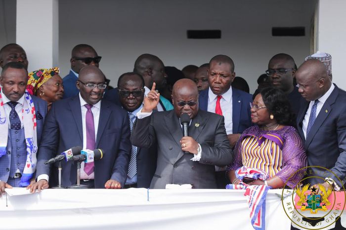 President Nana Addo Dankwa Akufo-Addo with NPP executives