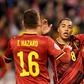 Belgium's Kevin De Bruyne (R) hit out at the format for Euro 2020 after his side beat Cyprus in their final qualifier on Tuesday