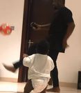 John Dumelo playing football with his son is the cutest thing you’ll see
