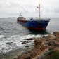 The Rhodanus, transporting 2,650 tonnes of steel coils and seven crew, ran into trouble in the Mouths of Bonifacio nature reserve