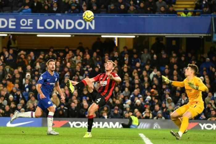 Bournemouth's Dan Gosling bagged the shock winner at Chelsea