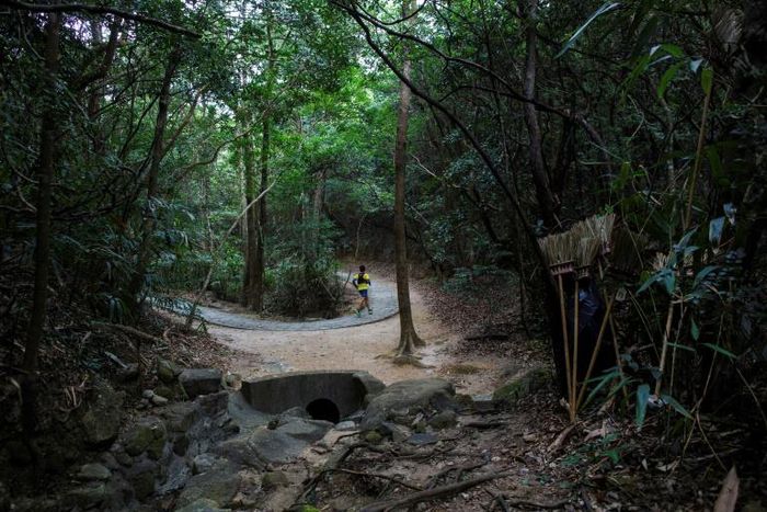 The 100-kilometre (62-mile) Oxfam Trailwalker, stretches over the hills of the New Territories on the mainland side of the territory