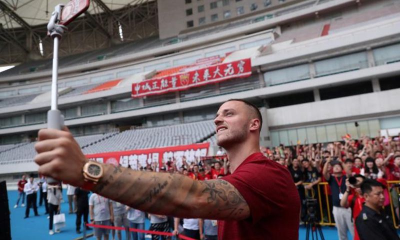 Austrian striker Marko Arnautovic left West Ham United for Shanghai SIPG in the Chinese Super League