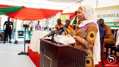 Samira Bawumia blacks out while delivering address at Dodowa
