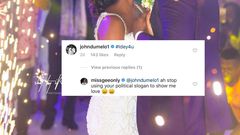 John Dumelo and wife
