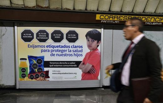 The Mexican Congress has attempted to tackle a high rate of obesity in the population by changing the labeling of 'junk food'