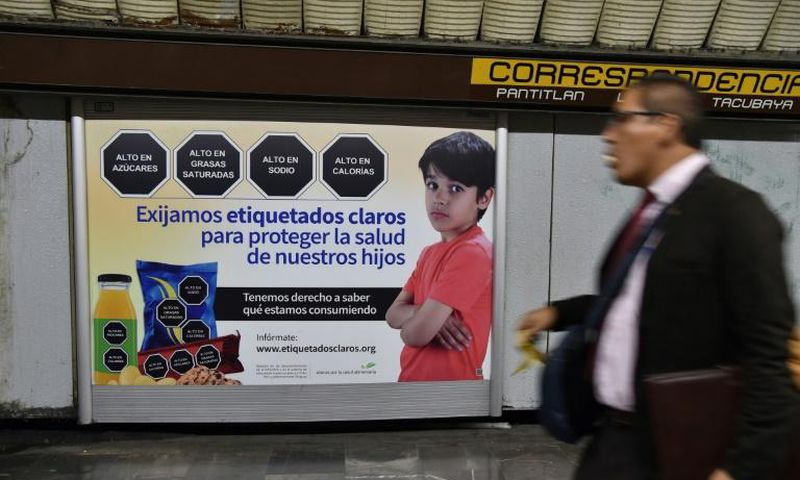 The Mexican Congress has attempted to tackle a high rate of obesity in the population by changing the labeling of 'junk food'