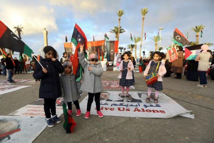 Tripoli residents organised a demonstration last week against Haftar's offensive