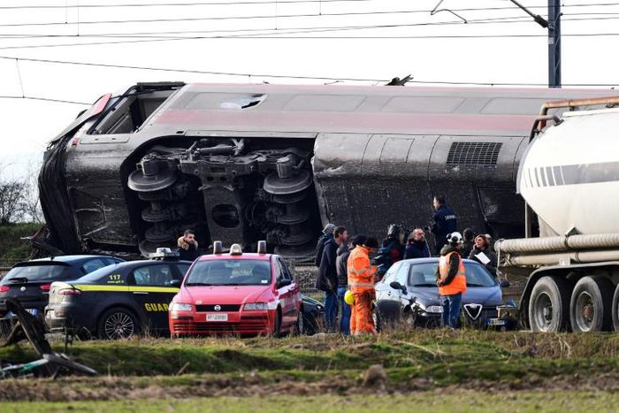 Two rail workers were killed in the accident