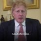 British Prime minister Boris Johnson speaks for the first time after leaving hospital