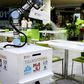 The robot can be controlled remotely with a laptop or tablet, reducing the risk to cleaners of becoming infected with the virus, which has killed over 140,000 people worldwide