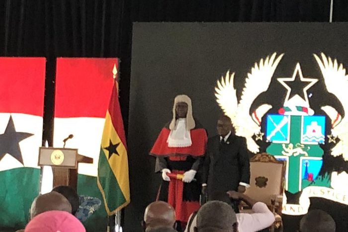 Akufo-Addo swears in Anin Yeboah as Chief Justice
