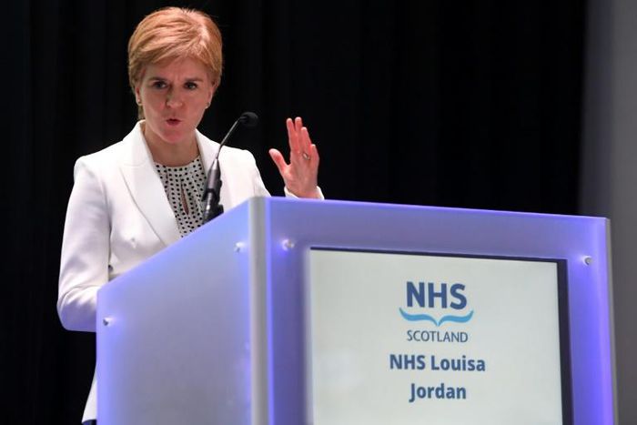 Scotland's First Minister Nicola Sturgeon is wary of the risks posed by playing sports events behind closed doors