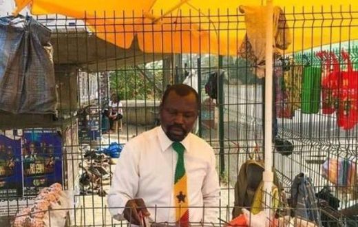 First-class KNUST graduate turns a roasted plantain seller