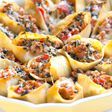 Sausage Stuffed Shells with Spinach