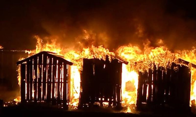 Fire displaces over 200 scrap dealers, kayayei at Dagombaline