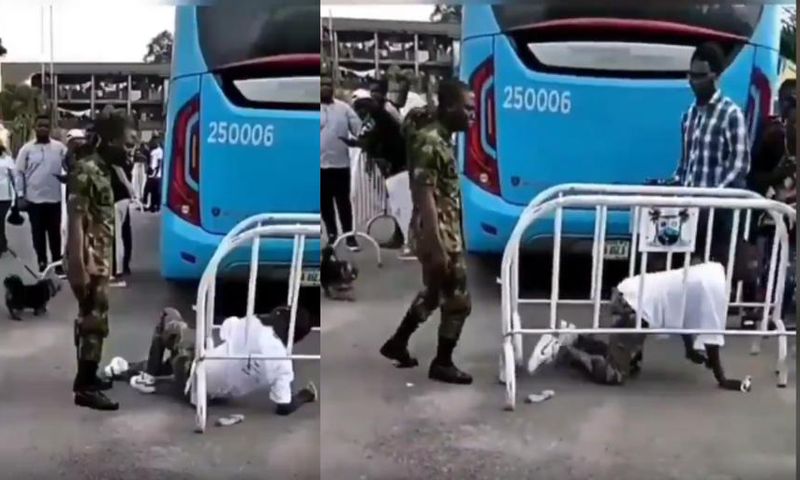 Soldier’s punishment to camouflage uniform-wearing boy will make you throw yours away (video)