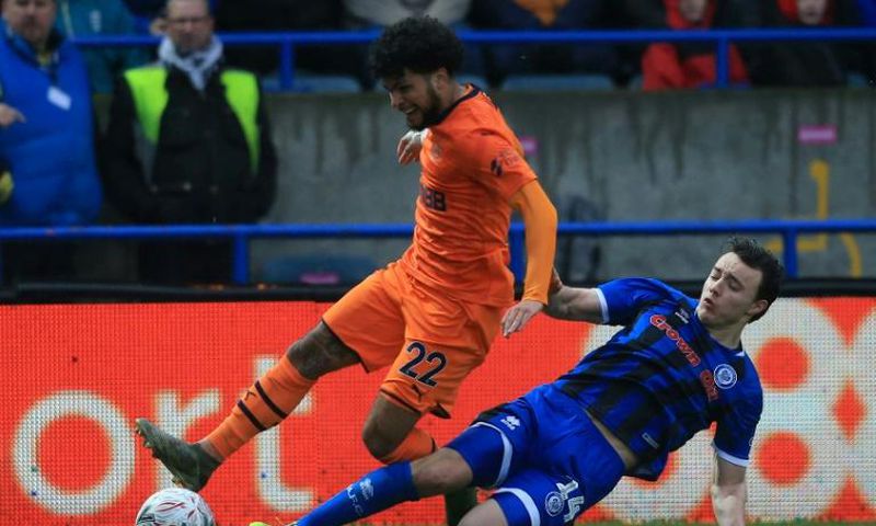 Newcastle were roughed up by minnows Rochdale in their 1-1 FA Cup draw