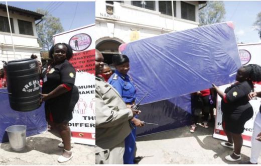 Brave commercial sex workers make donations to police stations