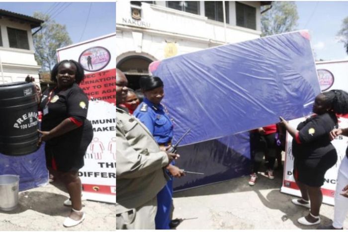 Brave commercial sex workers make donations to police stations