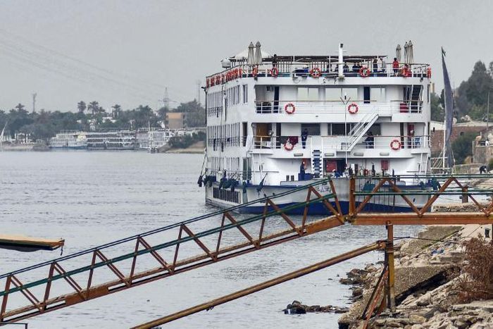 Forty-five passengers and crew on the A-Sara cruise ship, docked off of tourist hot-spot Luxor, tested positive for the novel coronavirus