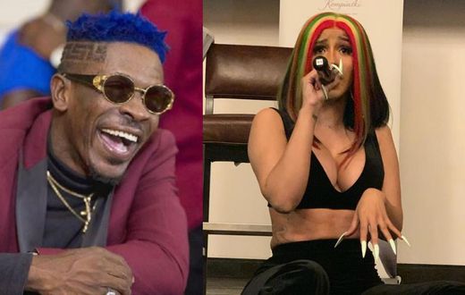 Cardi B and Shatta Wale