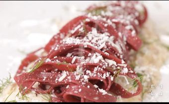 Sobolo infused pasta