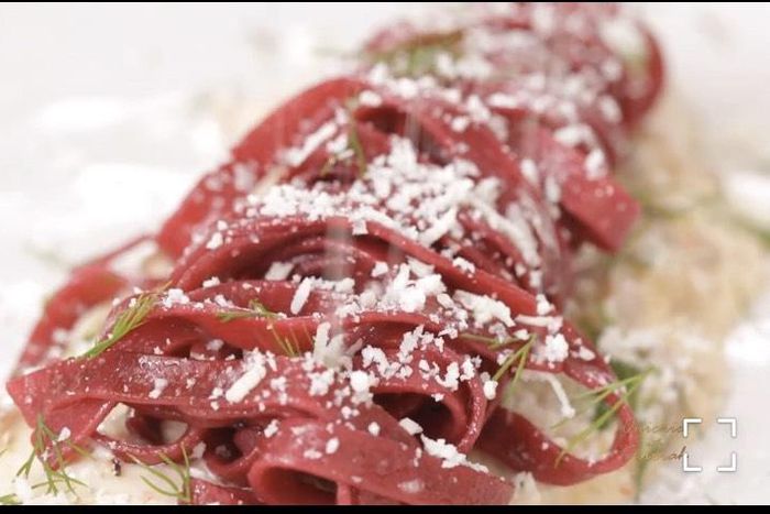 Sobolo infused pasta