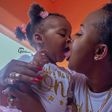 Nana Ama McBrown kisses daughter