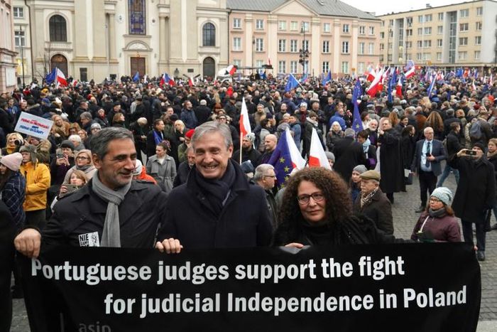 Earlier this month, hundreds of Polish judges were joined by colleagues from several European countries in a march in Warsaw to protest the changes
