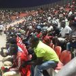 The Accra Sports stadium was almost half full with fans for the Legon Cities vs Kotoko game