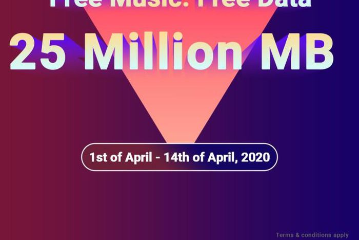 Boomplay offers its users 25 million MB free data for entertainment during COVID-19 lockdown