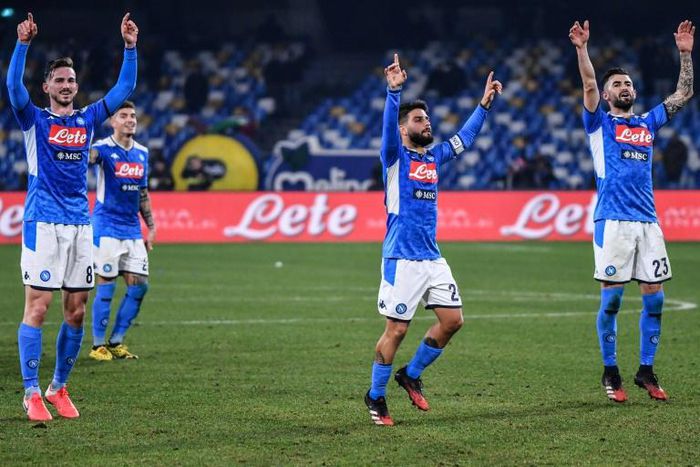 Fabian Ruiz (L) scored to give Napoli a 1-0 win over Inter Milan in the San Siro.
