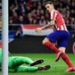 Saul Niguez (right) scored the only goal as Atletico Madrid beat Liverpool 1-0