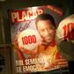 Pele displayed items celebrating his 1,000th goal before a memorabilia auction in London in 2016