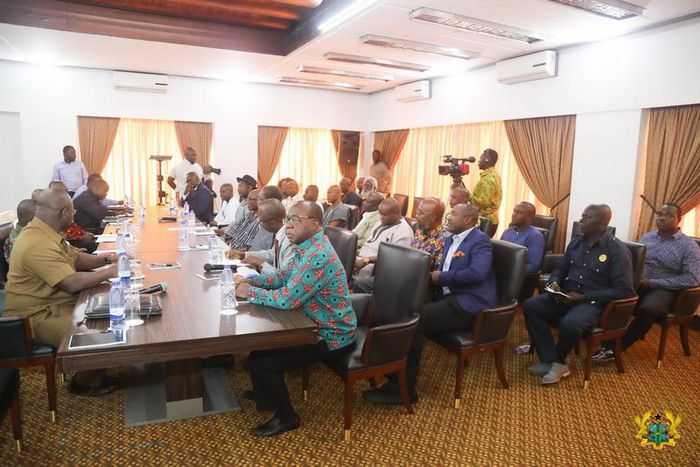 Nana Addo meets political party leaders
