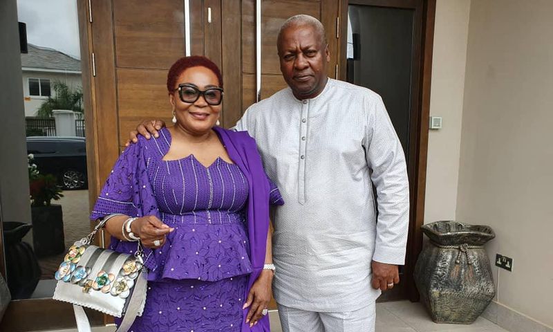 Mahama with Lordina