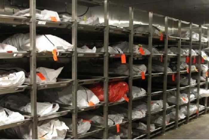 Mass burial for unclaimed bodies