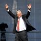 Mexican President Andres Manuel Lopez Obrador, pictured during a rally in Mexico City on December 1, 2019, was due to chair a meeting of top officials from the three countries at the presidential palace
