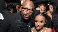 Mayweather and daughter Iyanna
