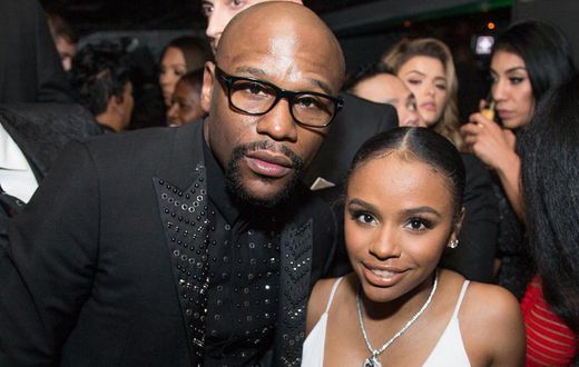 Mayweather and daughter Iyanna