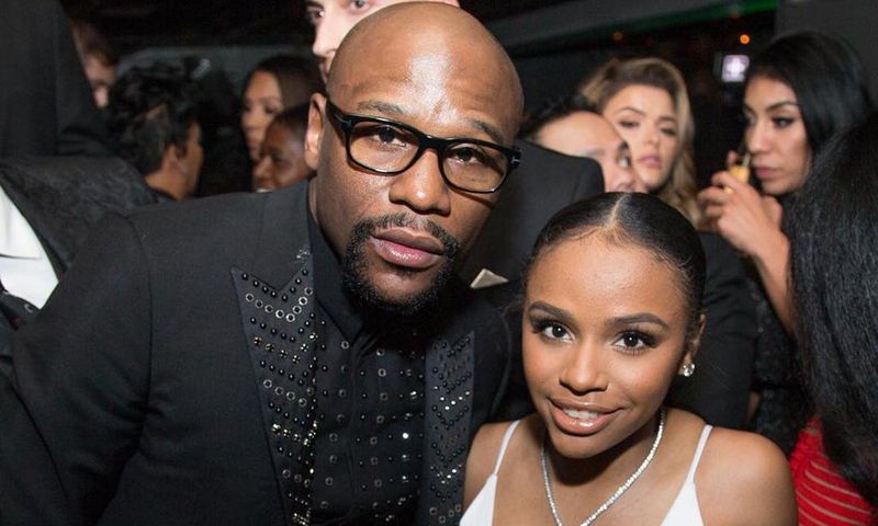 Mayweather and daughter Iyanna