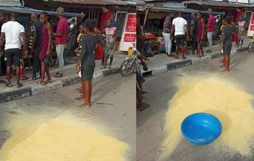 Angry youth enter market and throws traders’ gari on the floor over annoyingly exorbitant price