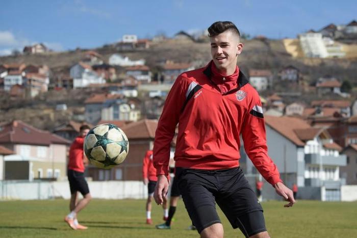 Serbian teenager Ilija Ivic just wants to play football