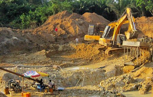 Mining excavators