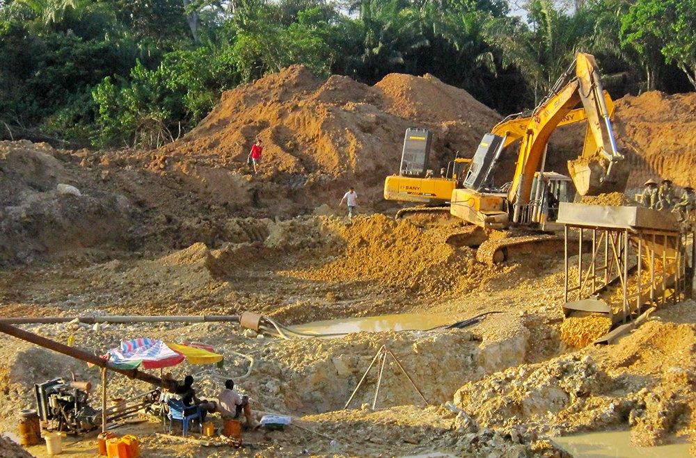 Mining excavators