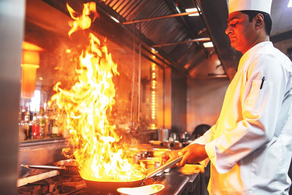Chef Preparing Meals for Special Guests at a Restaurant