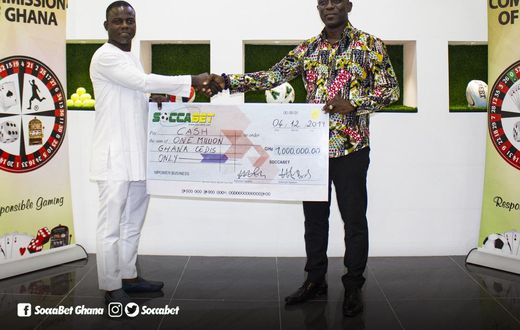 35-year-old man wins GHc1m on Soccabet; biggest winner in Ghana
