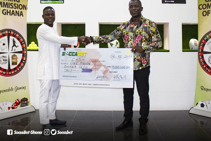 35-year-old man wins GHc1m on Soccabet; biggest winner in Ghana