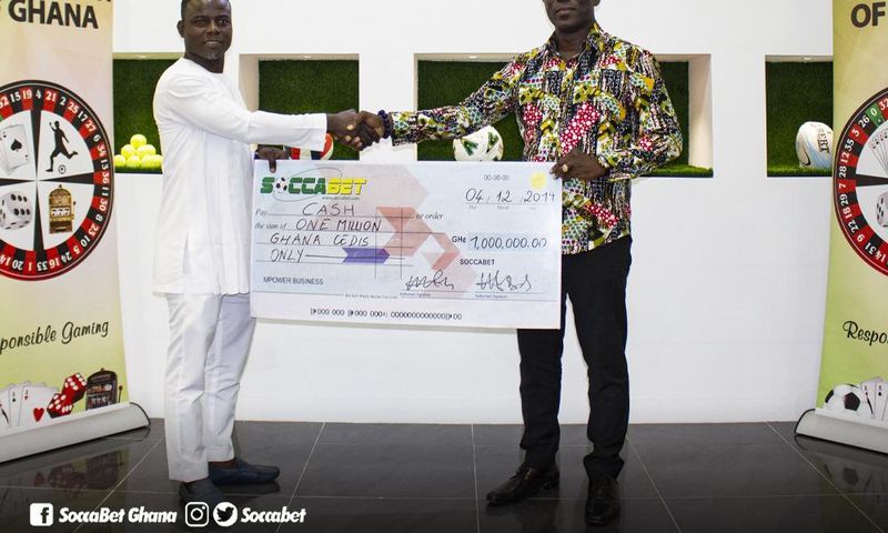 35-year-old man wins GHc1m on Soccabet; biggest winner in Ghana